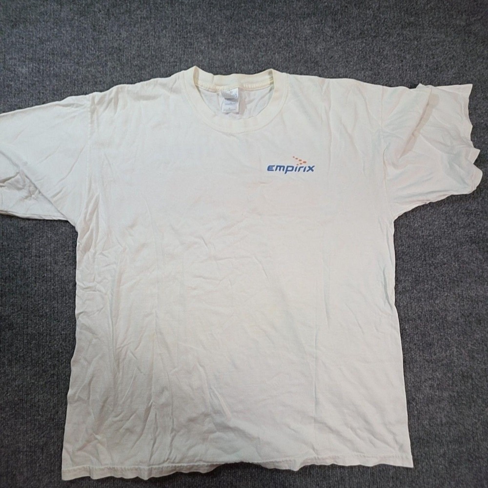Empirix Web Survivor Shirt Mens XL White Graphic Tee T-Shirt Gildan Tech